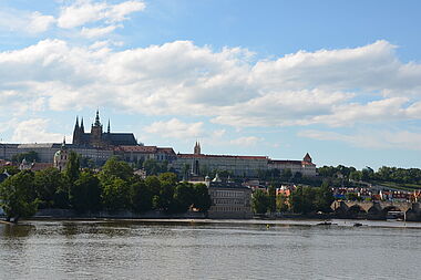 Standort Prag Blick auf Hradschin