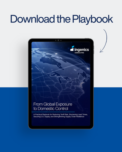 Ingenics playbook preview on a tablet.