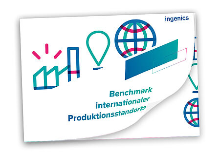 Titelseite Studie Benchmark internationaler Produktionsstandorte 2019
